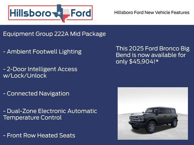 new 2025 Ford Bronco car, priced at $45,904