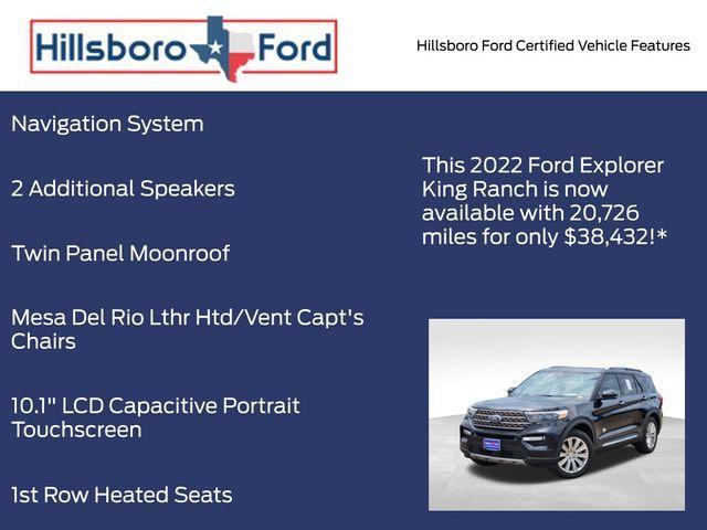 used 2022 Ford Explorer car, priced at $38,432