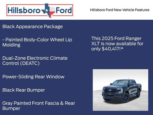 new 2025 Ford Ranger car, priced at $38,917