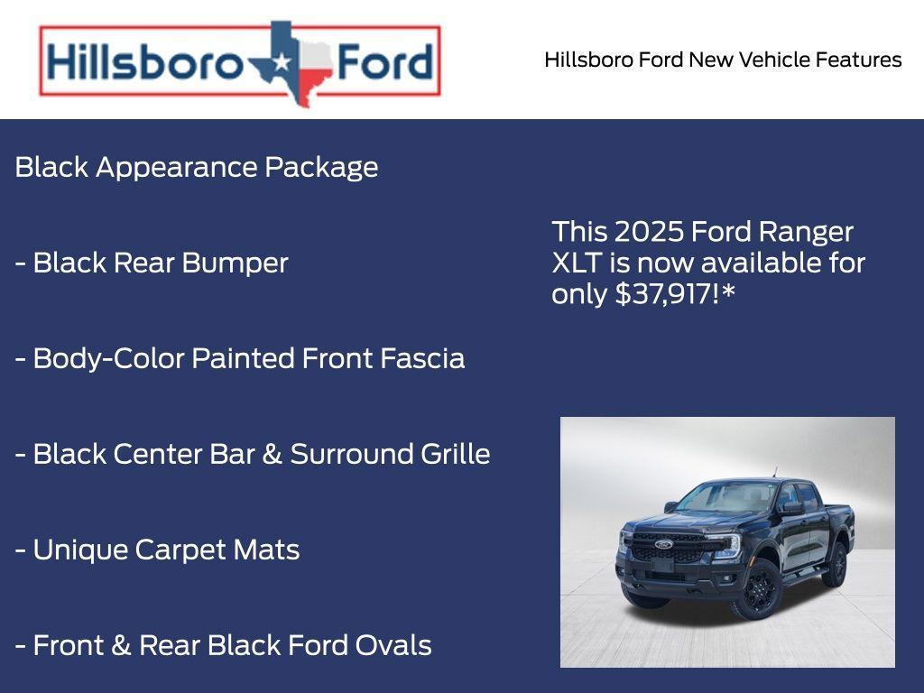 new 2025 Ford Ranger car, priced at $37,917