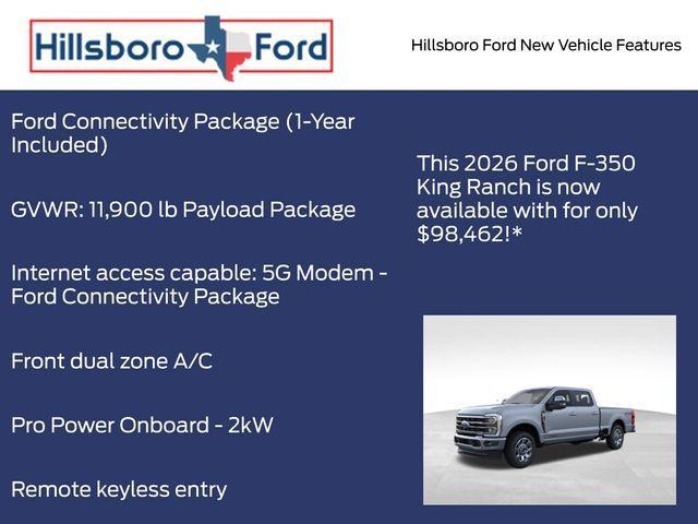 new 2026 Ford F-350 car, priced at $98,462