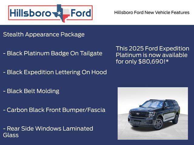 new 2025 Ford Expedition car, priced at $80,690