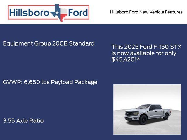 new 2025 Ford F-150 car, priced at $45,420