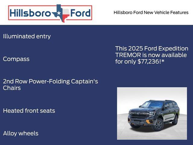 new 2025 Ford Expedition car, priced at $77,236