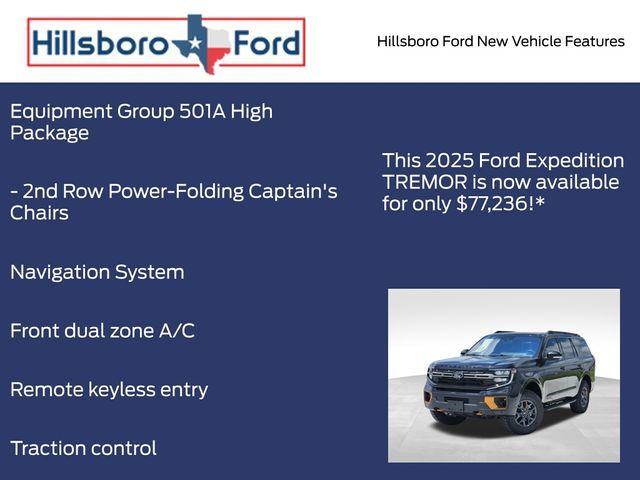new 2025 Ford Expedition car, priced at $77,236