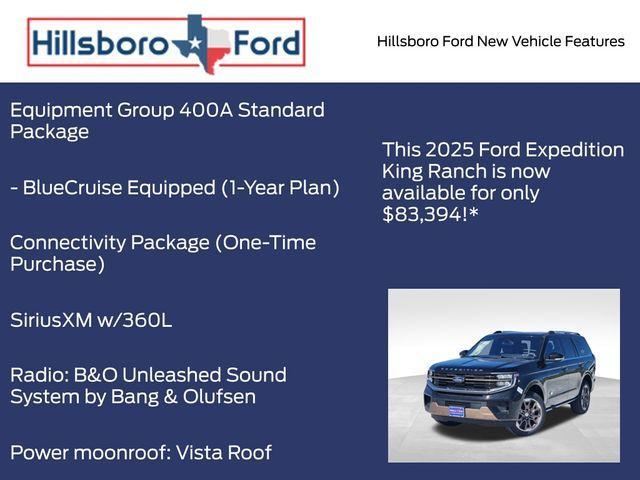 new 2025 Ford Expedition car, priced at $83,394