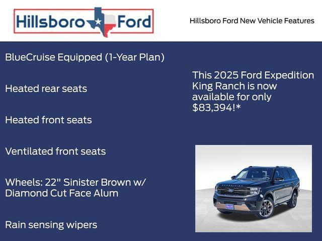 new 2025 Ford Expedition car, priced at $83,394