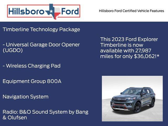 used 2023 Ford Explorer car, priced at $36,062