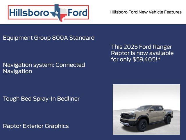 new 2025 Ford Ranger car, priced at $59,405