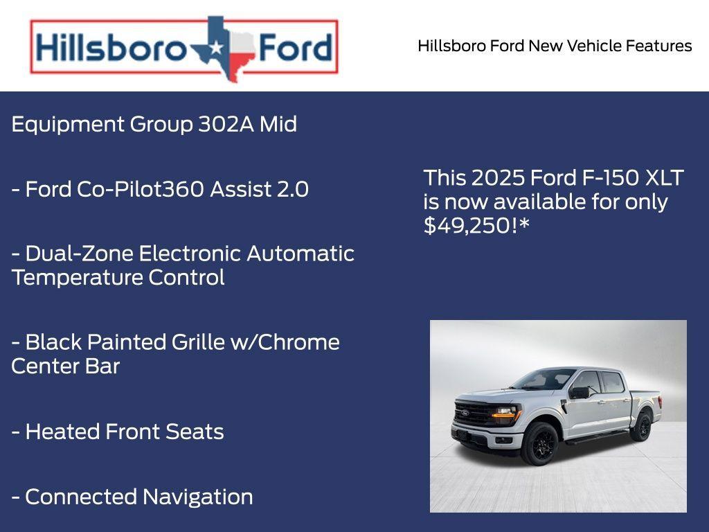 new 2025 Ford F-150 car, priced at $49,250