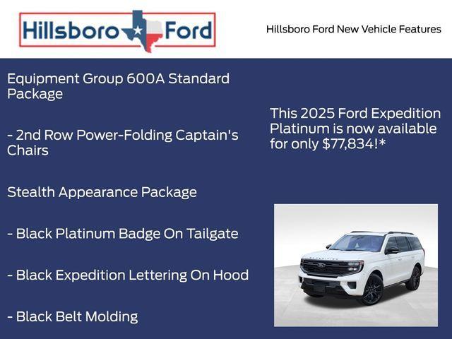 new 2025 Ford Expedition car, priced at $77,834