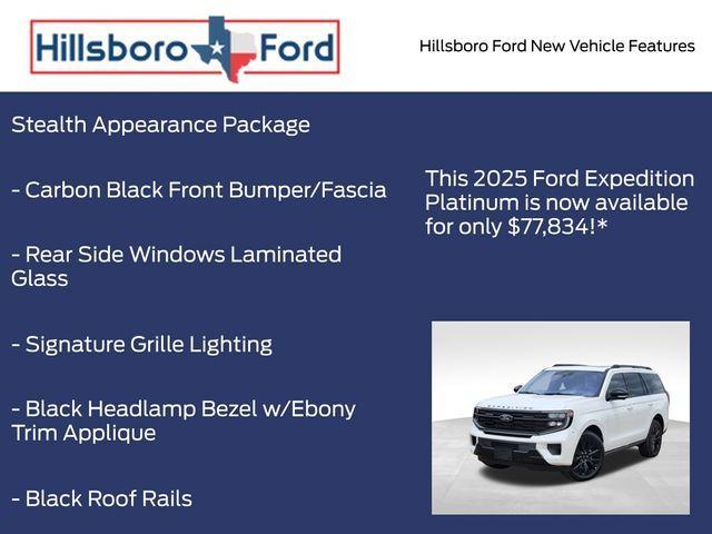 new 2025 Ford Expedition car, priced at $77,834