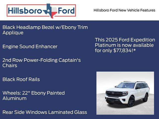 new 2025 Ford Expedition car, priced at $77,834