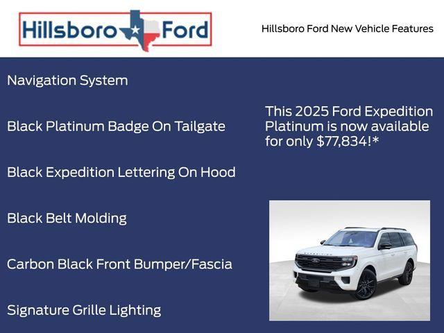 new 2025 Ford Expedition car, priced at $77,834