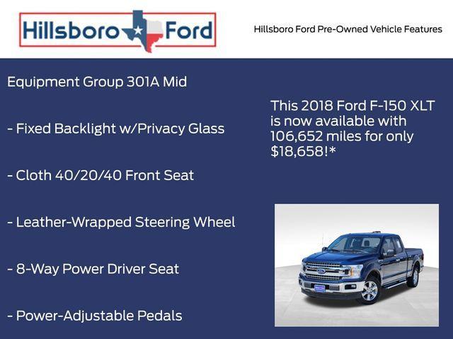 used 2018 Ford F-150 car, priced at $18,658