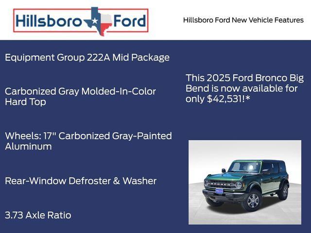 new 2025 Ford Bronco car, priced at $42,531