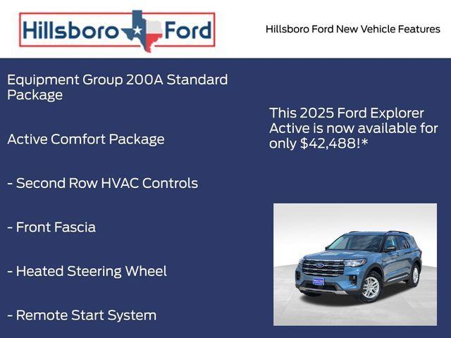 new 2025 Ford Explorer car, priced at $42,488