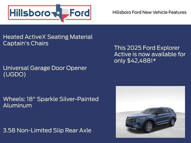 new 2025 Ford Explorer car, priced at $42,488