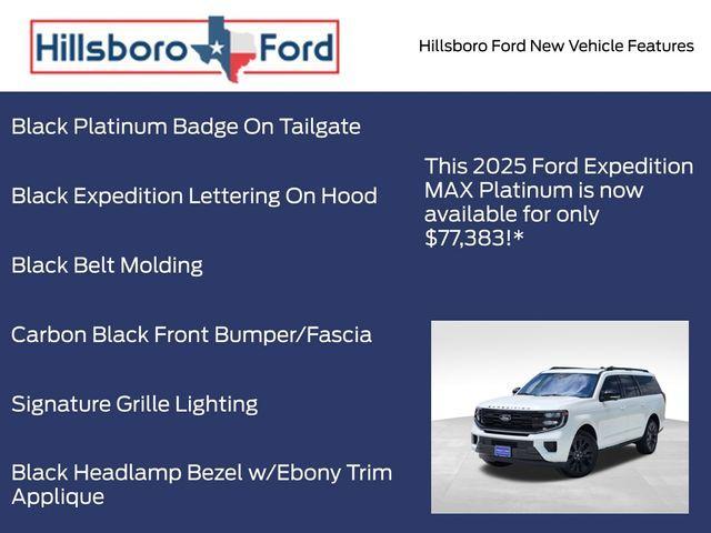 new 2025 Ford Expedition Max car, priced at $77,383