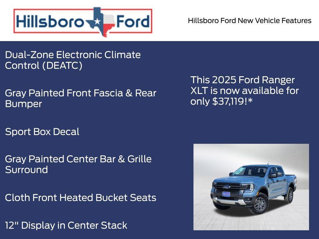 new 2025 Ford Ranger car, priced at $37,119