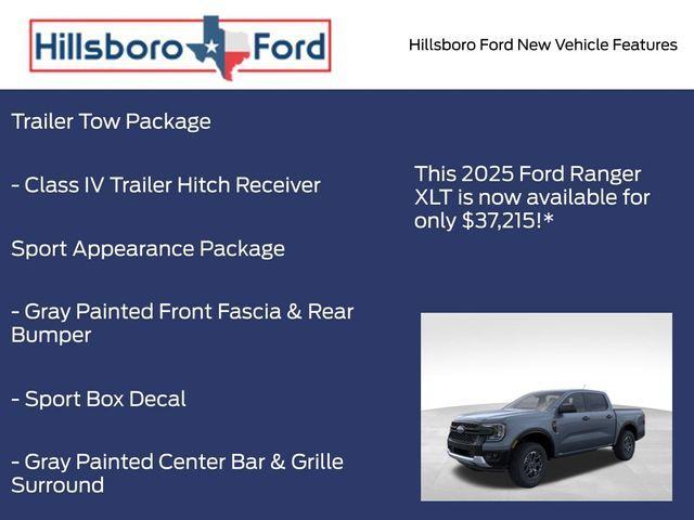 new 2025 Ford Ranger car, priced at $37,215