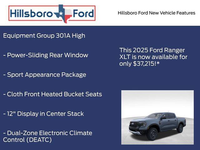 new 2025 Ford Ranger car, priced at $37,215