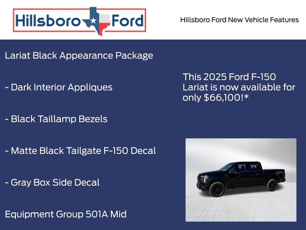 new 2025 Ford F-150 car, priced at $66,100
