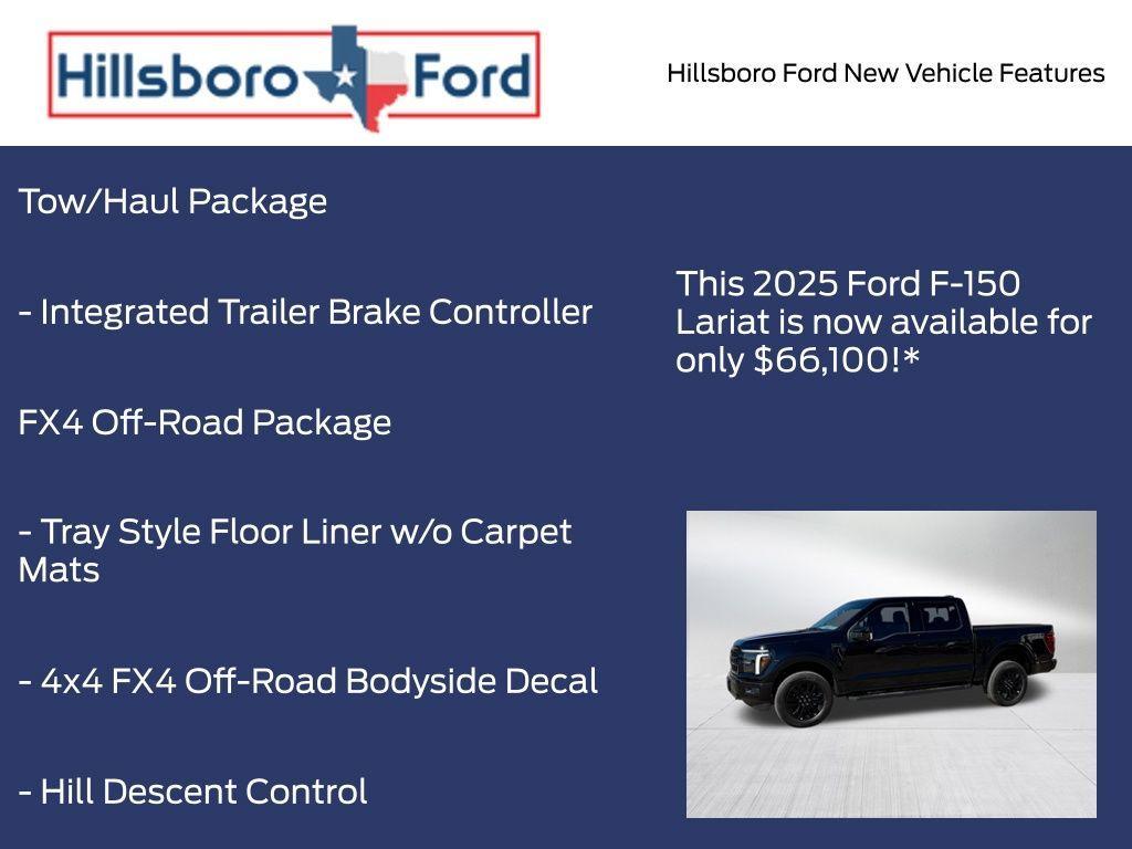 new 2025 Ford F-150 car, priced at $66,100