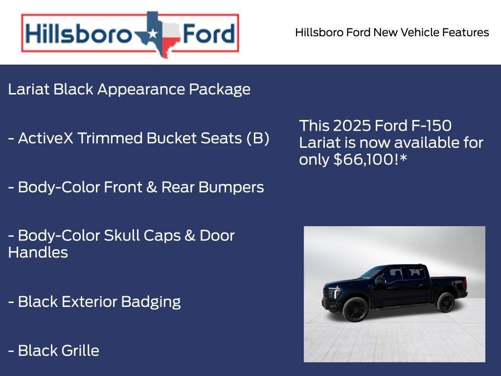 new 2025 Ford F-150 car, priced at $66,100