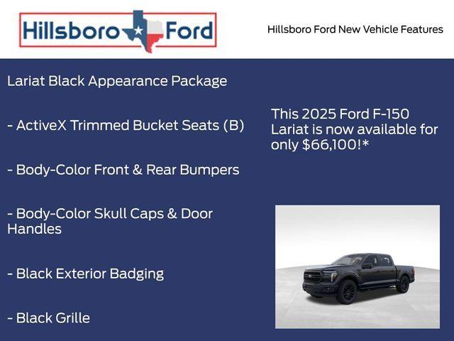 new 2025 Ford F-150 car, priced at $66,100