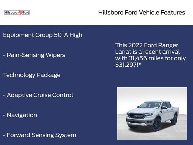 used 2022 Ford Ranger car, priced at $31,297