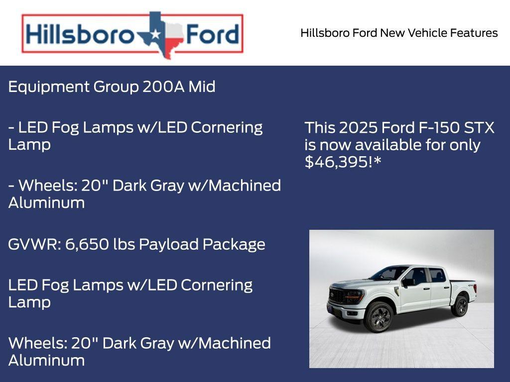 new 2025 Ford F-150 car, priced at $46,395