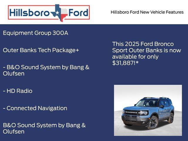 new 2025 Ford Bronco Sport car, priced at $31,887