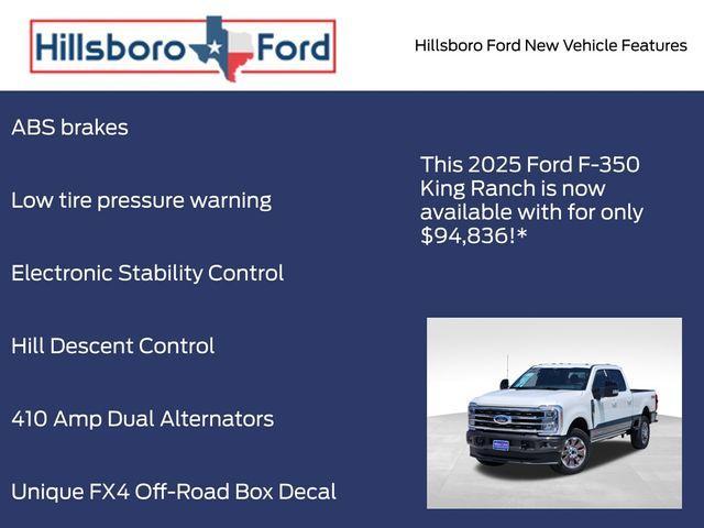new 2025 Ford F-350 car, priced at $94,836