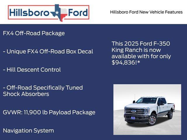 new 2025 Ford F-350 car, priced at $94,836