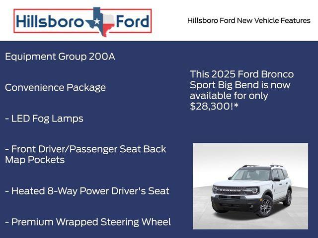 new 2025 Ford Bronco Sport car, priced at $28,300