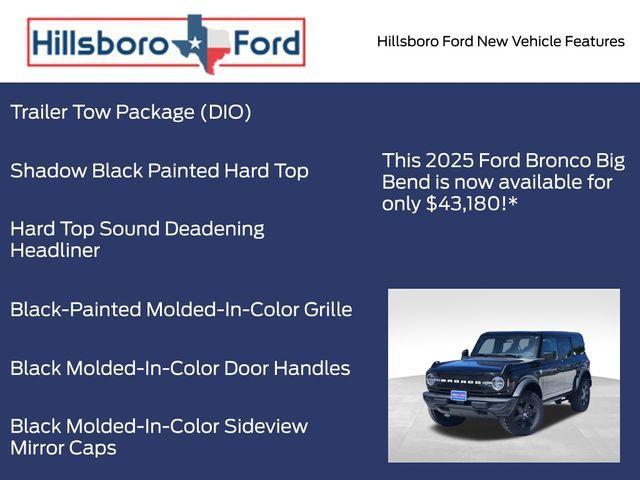 new 2025 Ford Bronco car, priced at $43,180