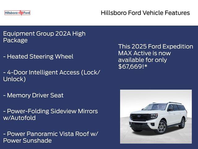 new 2025 Ford Expedition Max car, priced at $67,669