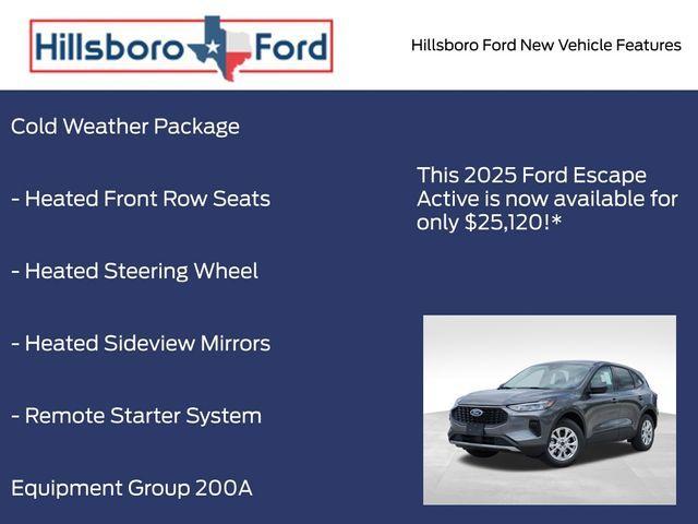 new 2025 Ford Escape car, priced at $25,120