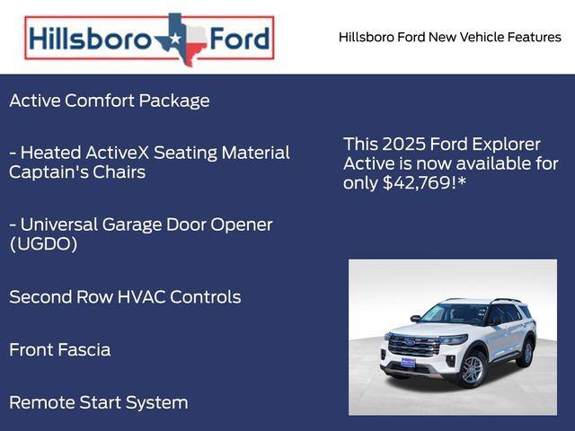 new 2025 Ford Explorer car, priced at $42,769