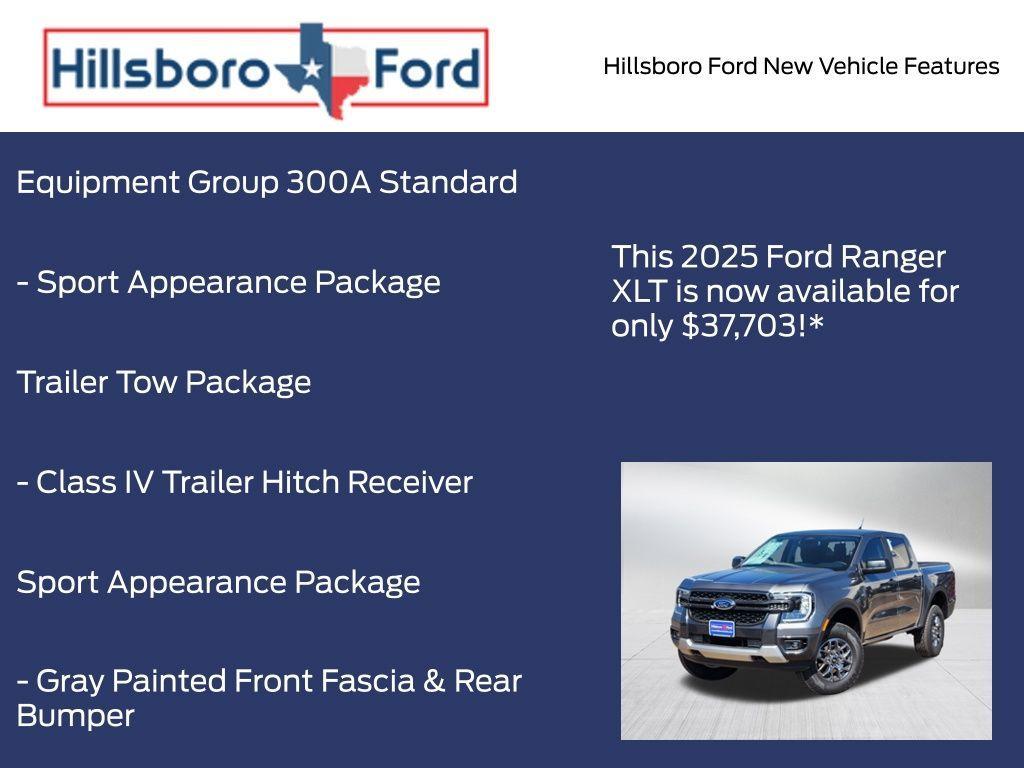 new 2025 Ford Ranger car, priced at $37,703