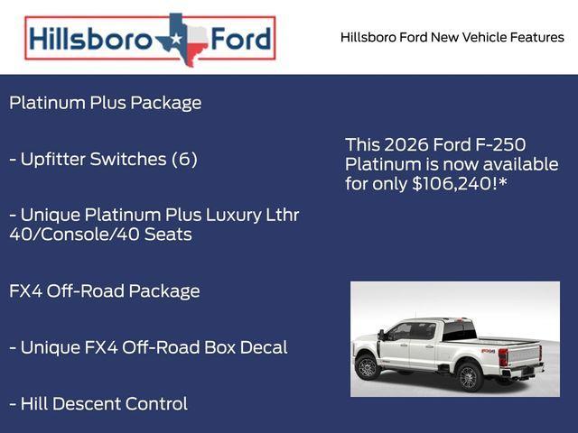 new 2026 Ford F-250 car, priced at $106,240