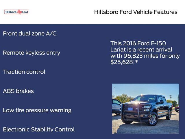 used 2016 Ford F-150 car, priced at $25,628