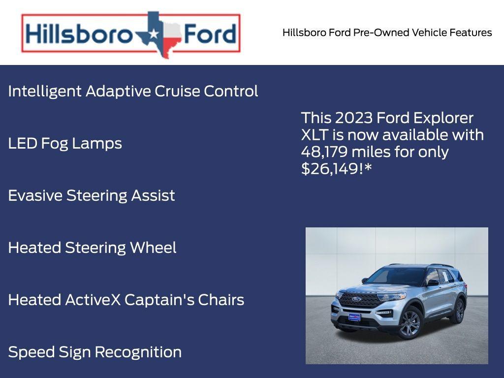 used 2023 Ford Explorer car, priced at $26,149