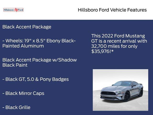 used 2022 Ford Mustang car, priced at $35,976