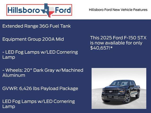 new 2025 Ford F-150 car, priced at $40,657