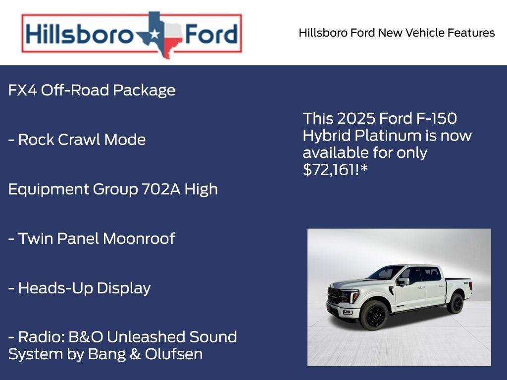 new 2025 Ford F-150 car, priced at $72,161