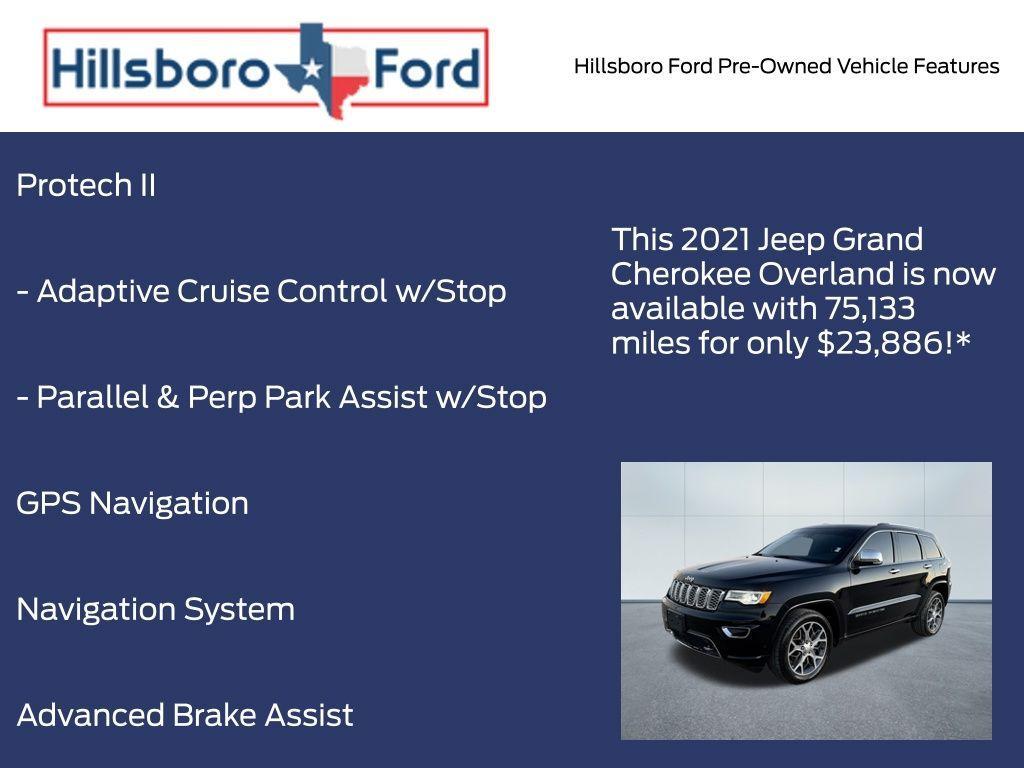 used 2021 Jeep Grand Cherokee car, priced at $23,886