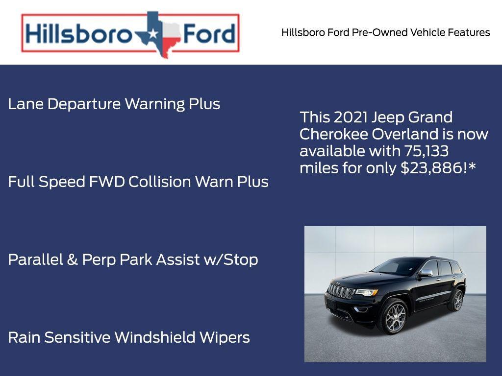 used 2021 Jeep Grand Cherokee car, priced at $23,886