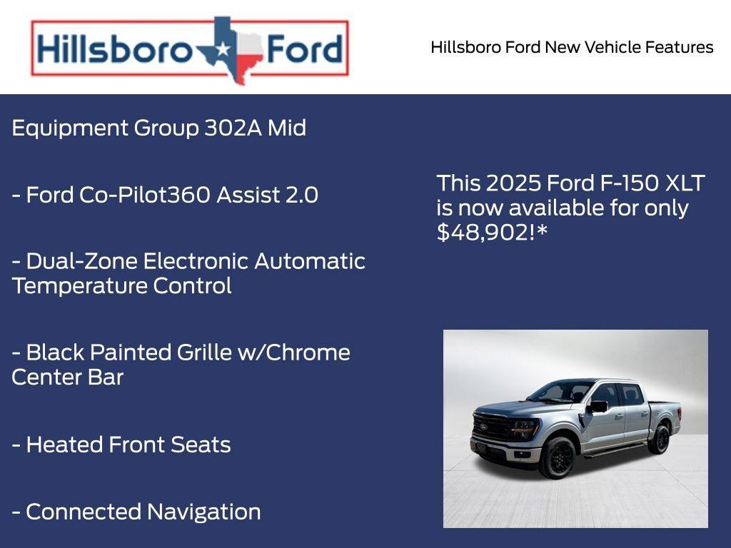 new 2025 Ford F-150 car, priced at $48,902